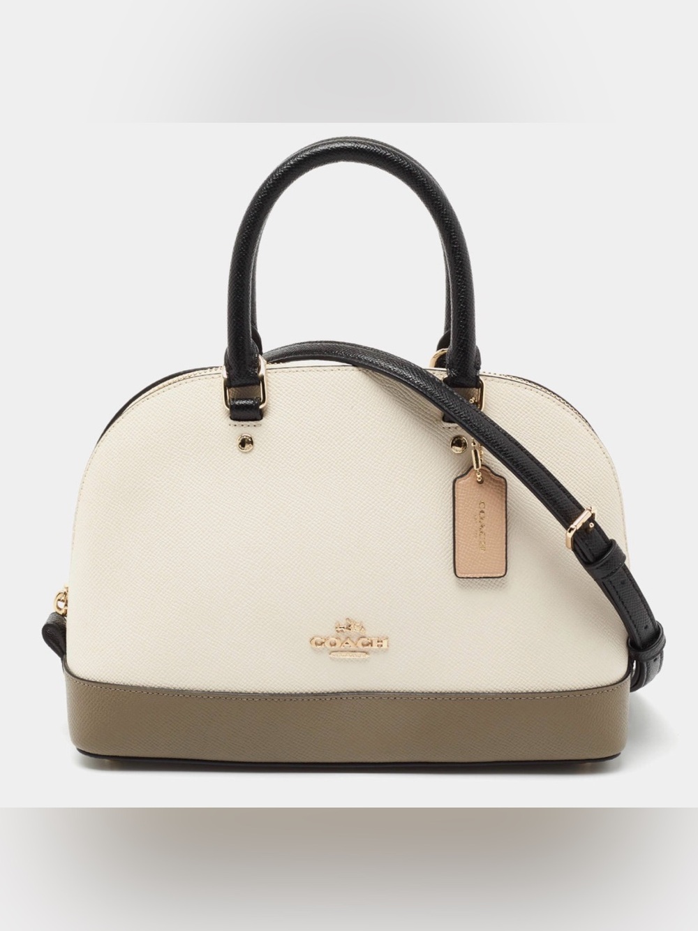 Coach Sierra Mini Satchel leather handbag (F57502) MSRP $425 after market strap